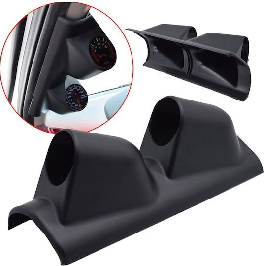 Auto Gs Car Column Double Instrument Mount 52mm
