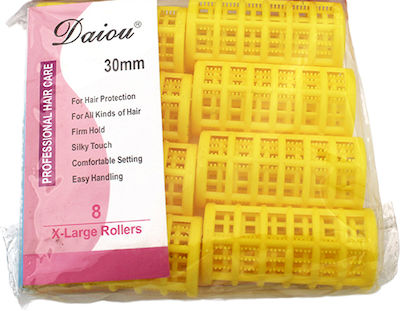 Hair Roller Yellow 8pcs