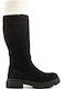 Suede Women's Boots Black