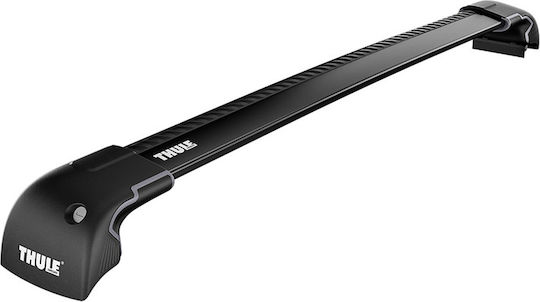 Thule Μπάρες Οροφής Αλουμινίου Wingbar (Σετ με πόδια) Μαύρες