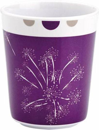 Thermobaby Παιδικό Ποτηράκι Fireworks από Μελαμίνη Μωβ 140ml