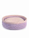 Camon Macrame Sofa Dog Bed Pink 40x40cm
