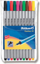Pelikan 96 Маркери за Рисуване 0.4мм Колоритен ...