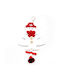 Κρεμαστό Christmas Wooden Snowman Ornament