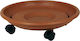 Sic Plast Plate Pot Plastic Terracotta Wheeled ...