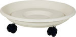 Sic Plast 10161048906 Rotund Platou Pot Roți White 48x48buc