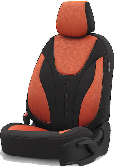Deluxeboss Car Cover Set 11pcs Cotton Multicolour / Black