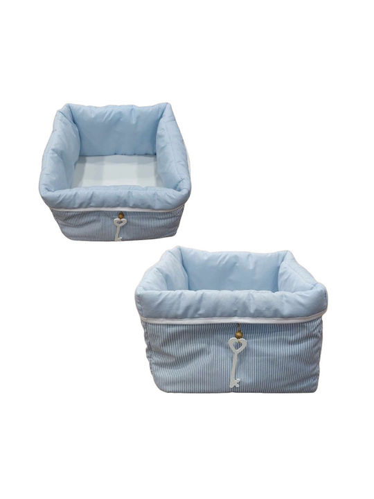 Natalino Bebelino Nursery Storage Basket Light Blue