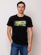 T-shirt Μαυρο