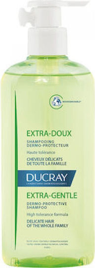 Ducray Extra Doux Shampoos Hydration & Shine for Fragile, Αντι-Θραύση Hair 400ml