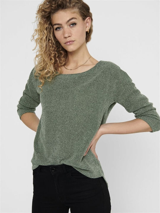 Only Women's Blouse with 3/4 Sleeve Green