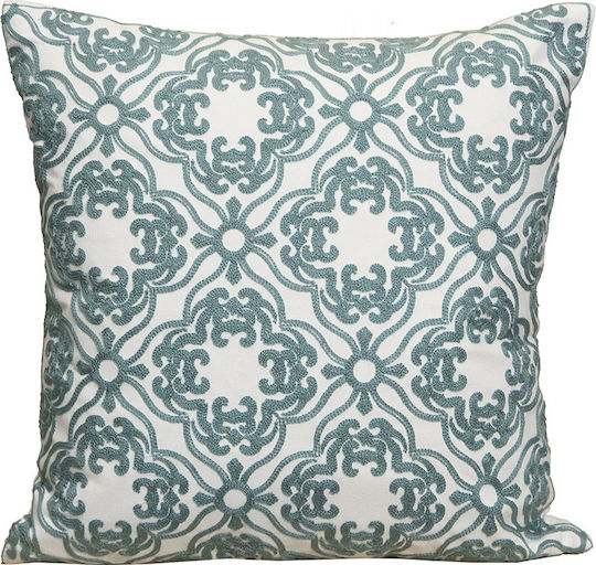 Ilis Home Διακοσμητική Μαξιλαροθήκη Μπλε 45x45εκ.