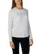 Blauer Women's Athletic Blouse Long Sleeve White