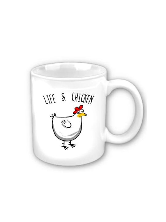 Mug Ceramic White 1pcs