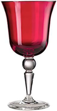 Mario Luca Giusti Liqueur/Ouzo Glass made of Glass in Red Colour Goblet