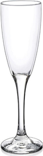 Borgonovo Set Champagne Glasses Goblet Glass 170ml 6 Pieces
