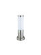 Horoz Electric Outdoor Floor Lamp Small Post IP44 for E27 Silver