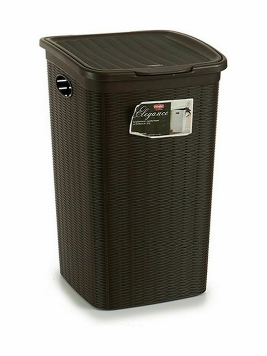 Stefanplast Plastic Laundry Basket Brown