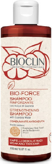 Bioclin Bio Force Strengthening Șampon Reconstrucție/Hrană pentru Păr Fin 200ml