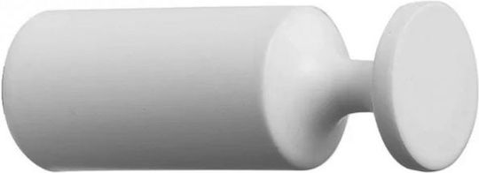 Kapitan Single Wall-Mounted Bathroom Hook ​1.6x1.6cm Inox White