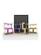 Sigma Kinderschreibtisch Braun 109x60x160cm