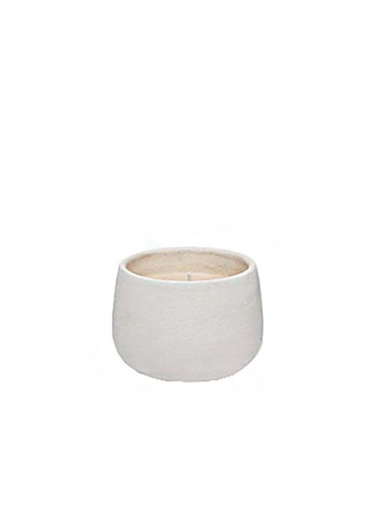 Zaros Decorative Candle Jar White 1pcs