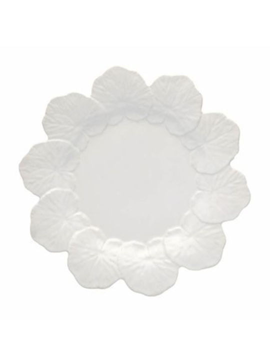 Bordallo Pinheiro Plate Shallow made of Porcelain White with Diameter 27.5cm