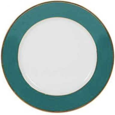 Cote Table Plate Desert made of Porcelain Green with Diameter 20cm