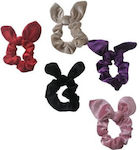 Ro-Ro Accessories Βελουτέ Scrunchy Μαλλιών Μπεζ