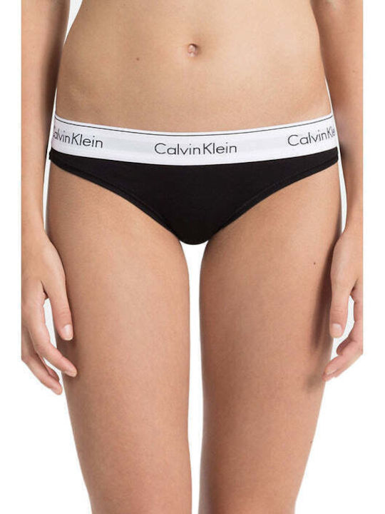 Calvin Klein Βαμβακερό Γυναικείο Slip Λευκό