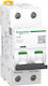 Schneider Electric Αυτόματη Ασφάλεια 3A Διπολική AC A9F94203