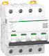Schneider Electric Automatischer Schutzschalter 1A Vierpolig AC A9F74401