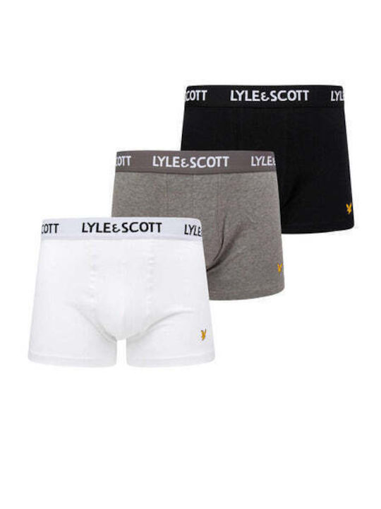 Lyle and Scott Boxeri pentru bărbați Negre 1Pachet