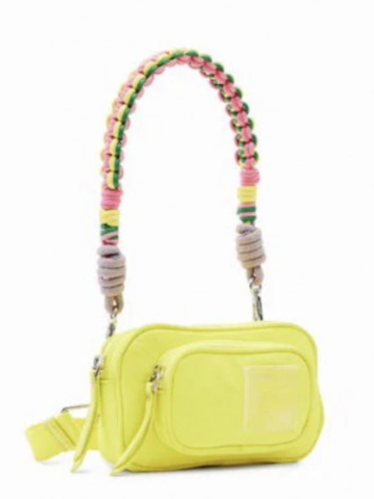 Desigual Damen Tasche Schulter Gelb