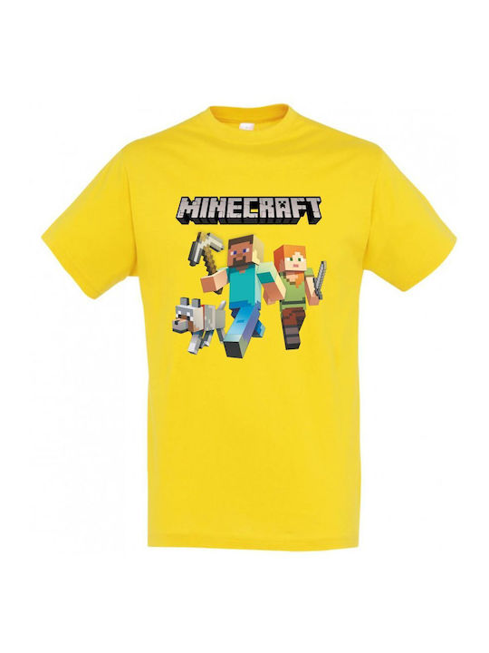 Kinder-T-Shirt Gelb