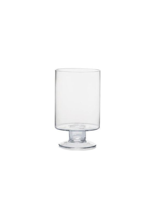 Andrea House Διακοσμητικό Βάζο Glas Transparent 25cm 1Stück