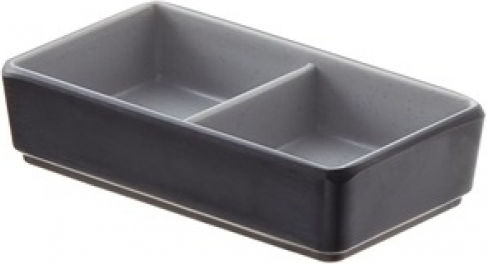 Leone Melamine Salad Bowl Gray 11.5cm 6pcs