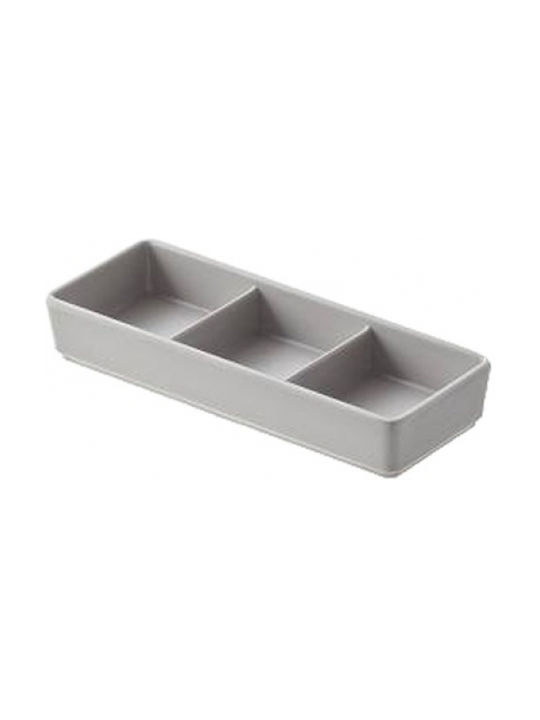 Leone Σαλατιέρα Μελαμίνης Γκρι 17.5x17.5x17.5cm 6τμχ