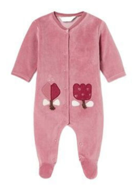 Mayoral Baby-Body Samt Rosa