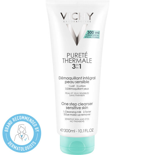 Vichy Purete Thermale 3 in 1 Emulsion Makeup Remover Face & Eyes 300ml