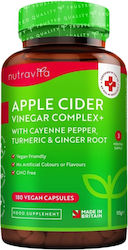 NutraVita Apple Cider Vinegar Complex+ 1000мг 180 вегетариански капсули Ябълков оцет