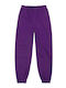 Долнище на анцуг с гума Флийс Purple