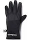 Women's Fleece Touch Gloves Black Cloudclap W Fleece