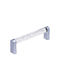 Mital Furniture Handle Made of Glass Nickel Matte with Hole Centers 96mm