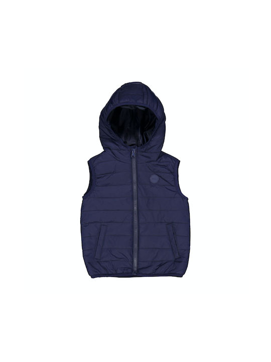 Birba Trybeyond Kids Casual Jacket Sleeveless Windproof Blue