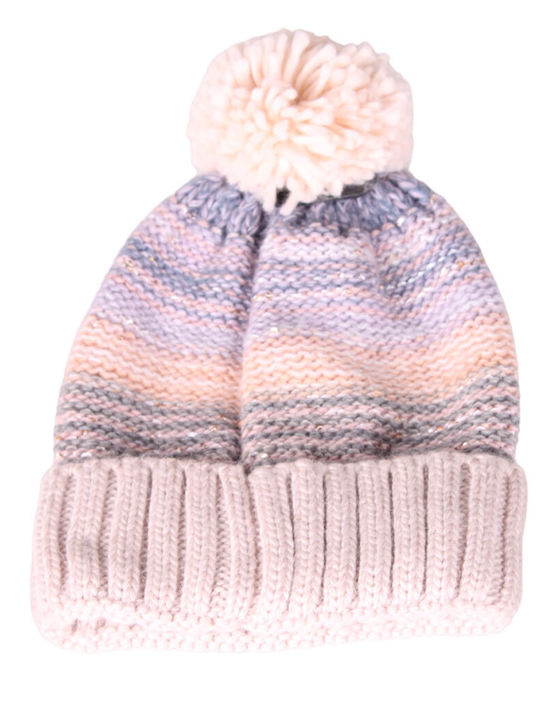 Pom Pom Beanie Γυναικείος Σκούφος Πλεκτός