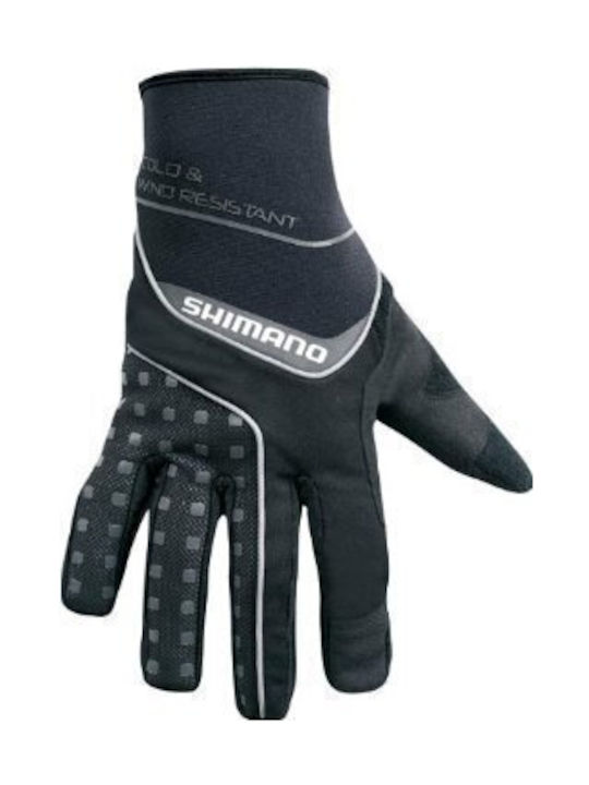 Shimano Vollfinger Unisex Fahrradhandschuhe Blau