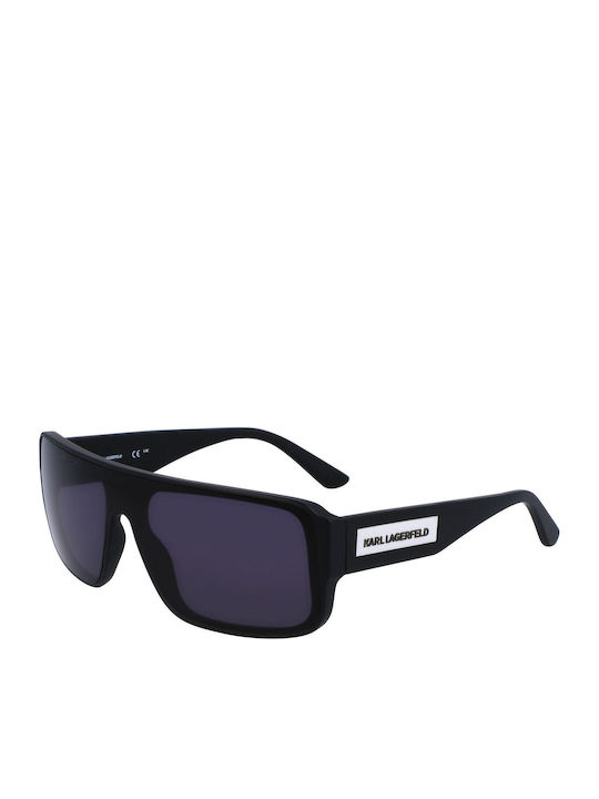 Karl Lagerfeld Unisex Γυαλιά Ηλίου με Μαύρο Κοκκάλινο Σκελετό και Μαύρο Φακό KL6129S-002