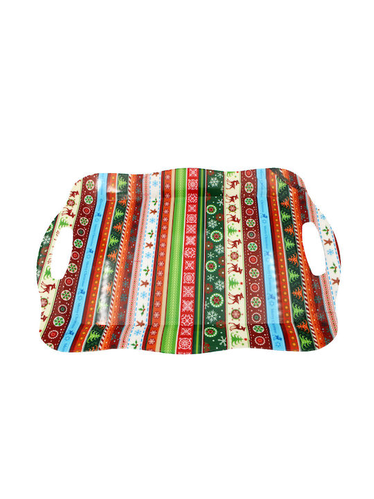 Christmas Tray Plastic Multicolourς L42xW29cm.