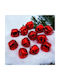 Hanging Bell Ornament Red 2x2cm Set 12pcs